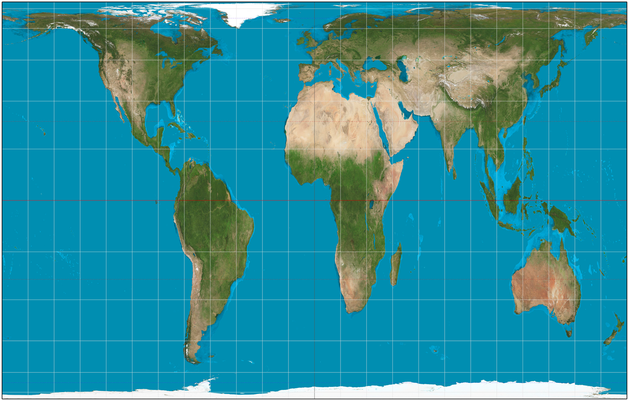 <p>A map projection that <span style="background-color: transparent;"><span>shows the actual size of landforms, but to get this accuracy, the shape is distorted.</span></span></p>