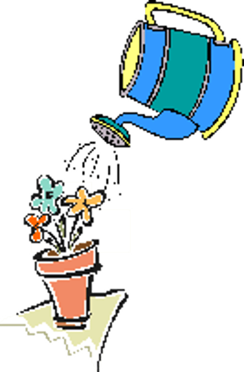 <p>to water; to pour</p>