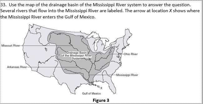 <p>The entire land area drained by the Mississippi River is referred to as a</p>