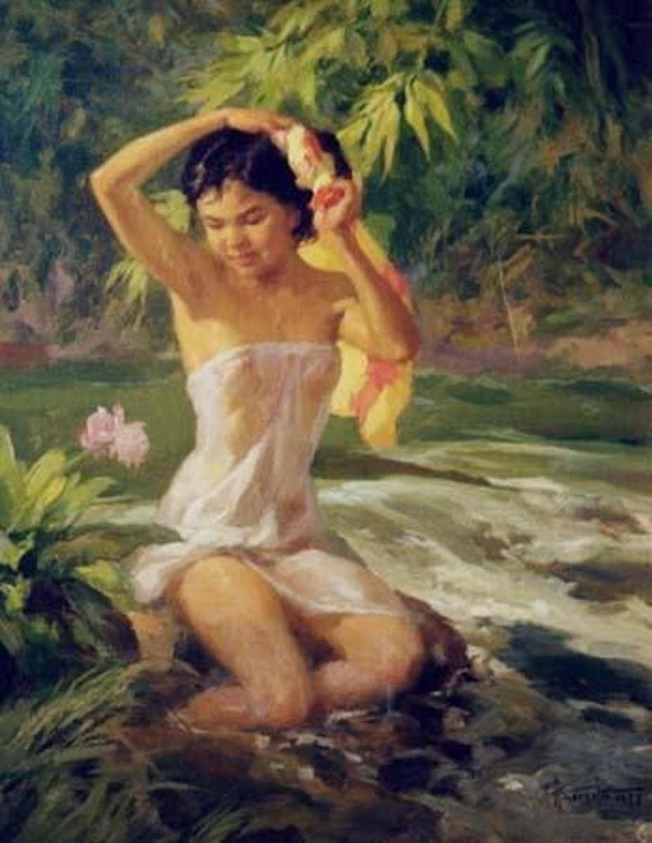<p>By Amorsolo from 1921.</p>