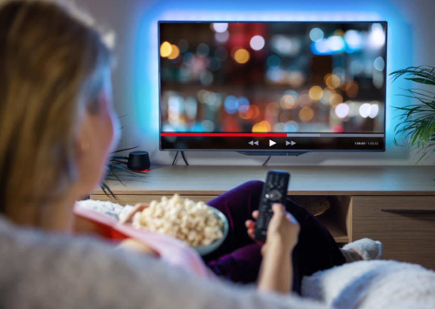 <p>Let’s _____ something funny tonight.</p>