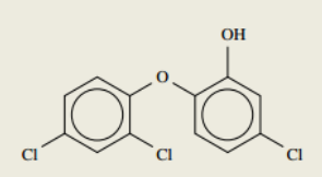 <p>Triclosan was developed in the 1960s and was thought to be an effective antibacterial and antifungal agent </p>
