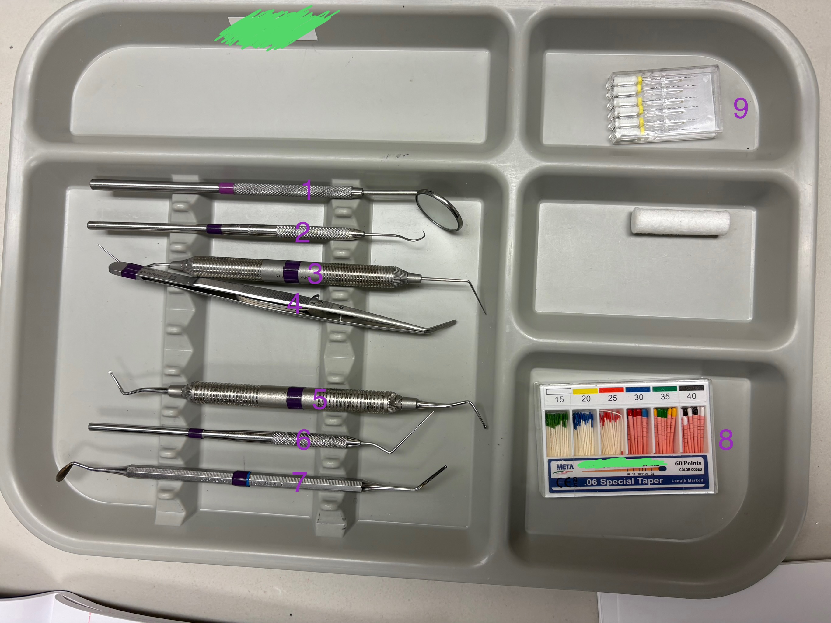 <p>What is the name for number 3?</p>