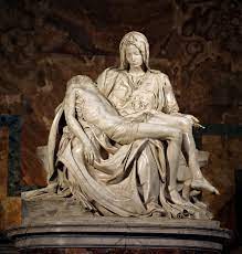 <p>Michelangelo</p><p>pieta</p><p>marble</p>