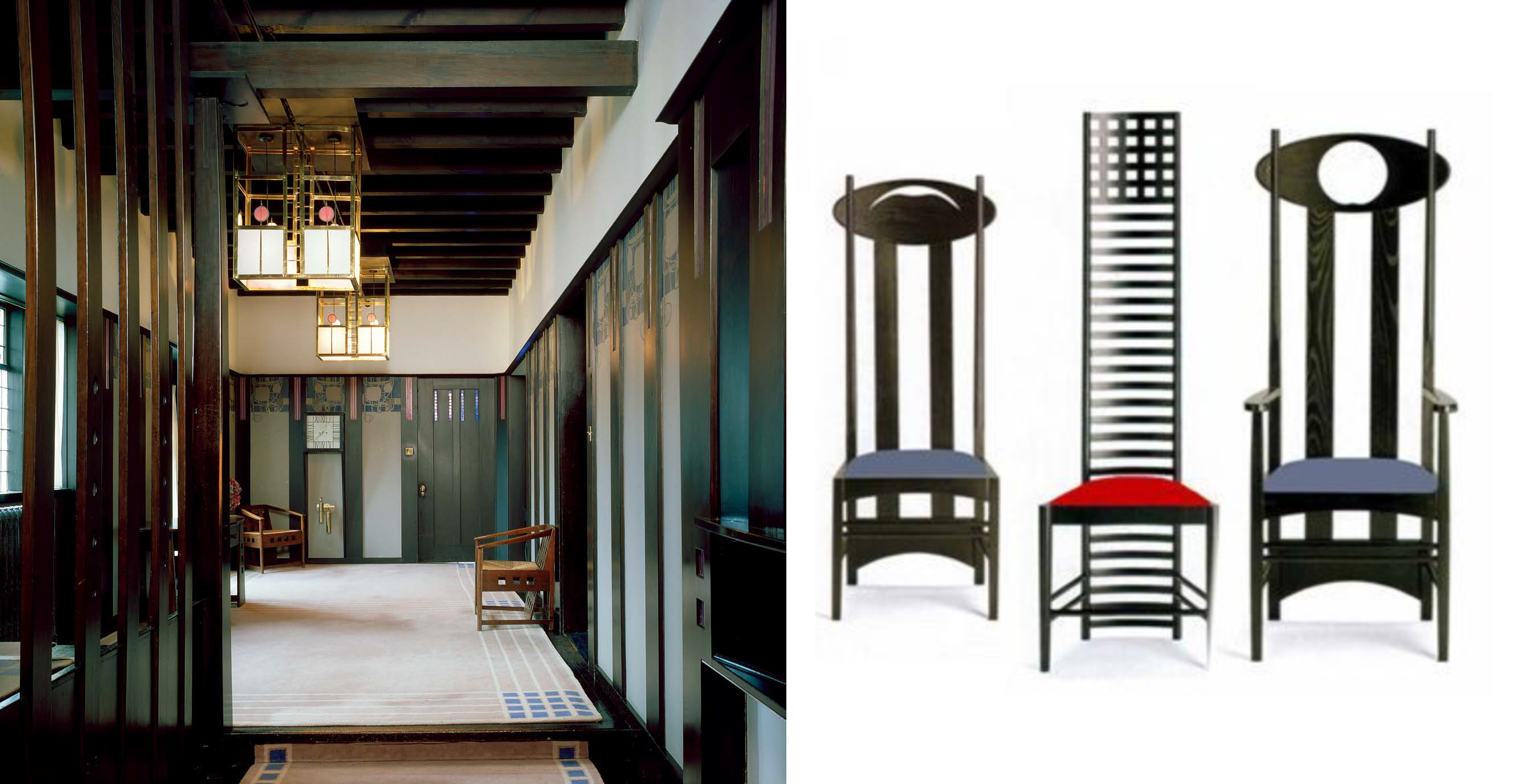 <ul><li><p><span>only English Art Nouveau designer who combined Celtic Revival and Japanese regularity</span></p></li><li><p><span>believed that construction determined the form of furniture, creating rectilinear designs and decorating them with structural elements.</span></p></li><li><p><span>pieces often looked uncomfortable with no upholstery</span></p></li></ul><p></p>