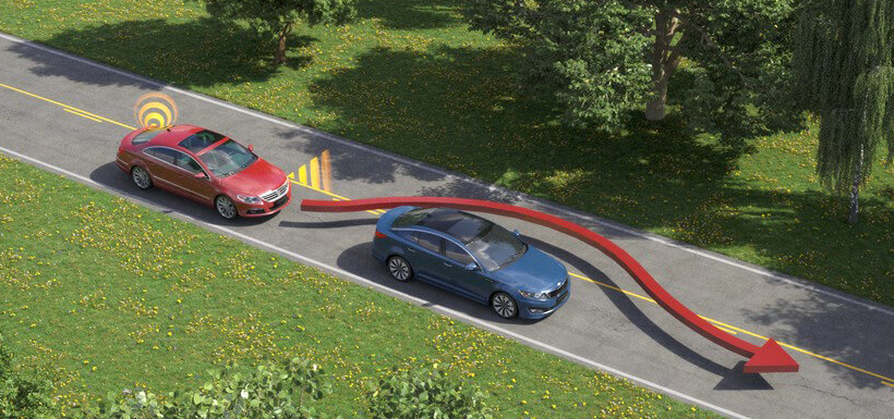 **When the driver of another vehicle is about to pass your vehicle on your left, what should you do?**