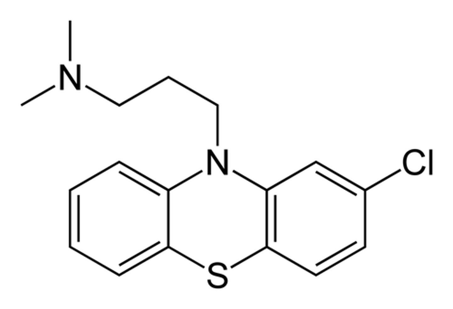 <p>low potency typical antipsychotic</p>