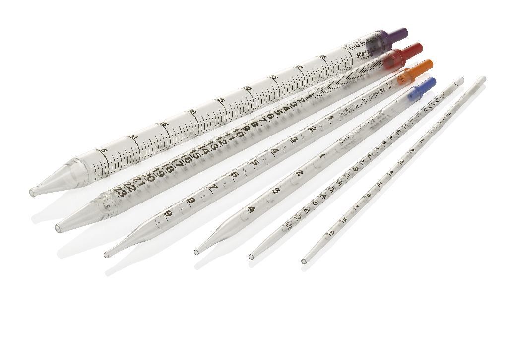 <p><span>accurately measuring and transferring liquid volumes, typically from less than 1 ml to up to 50 ml</span></p>
