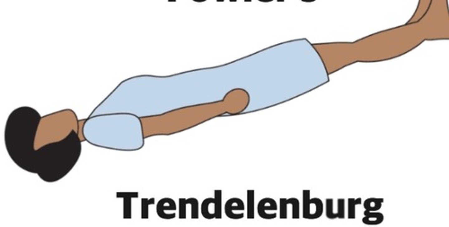 <p>Trendelenberg</p>