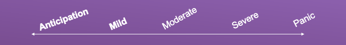 <p><span><strong>Levels of Anxiety (Ch.14 – Table 14.1)</strong></span></p><p><span><strong>Anticipation and Mild Anxiety</strong></span></p><p></p>