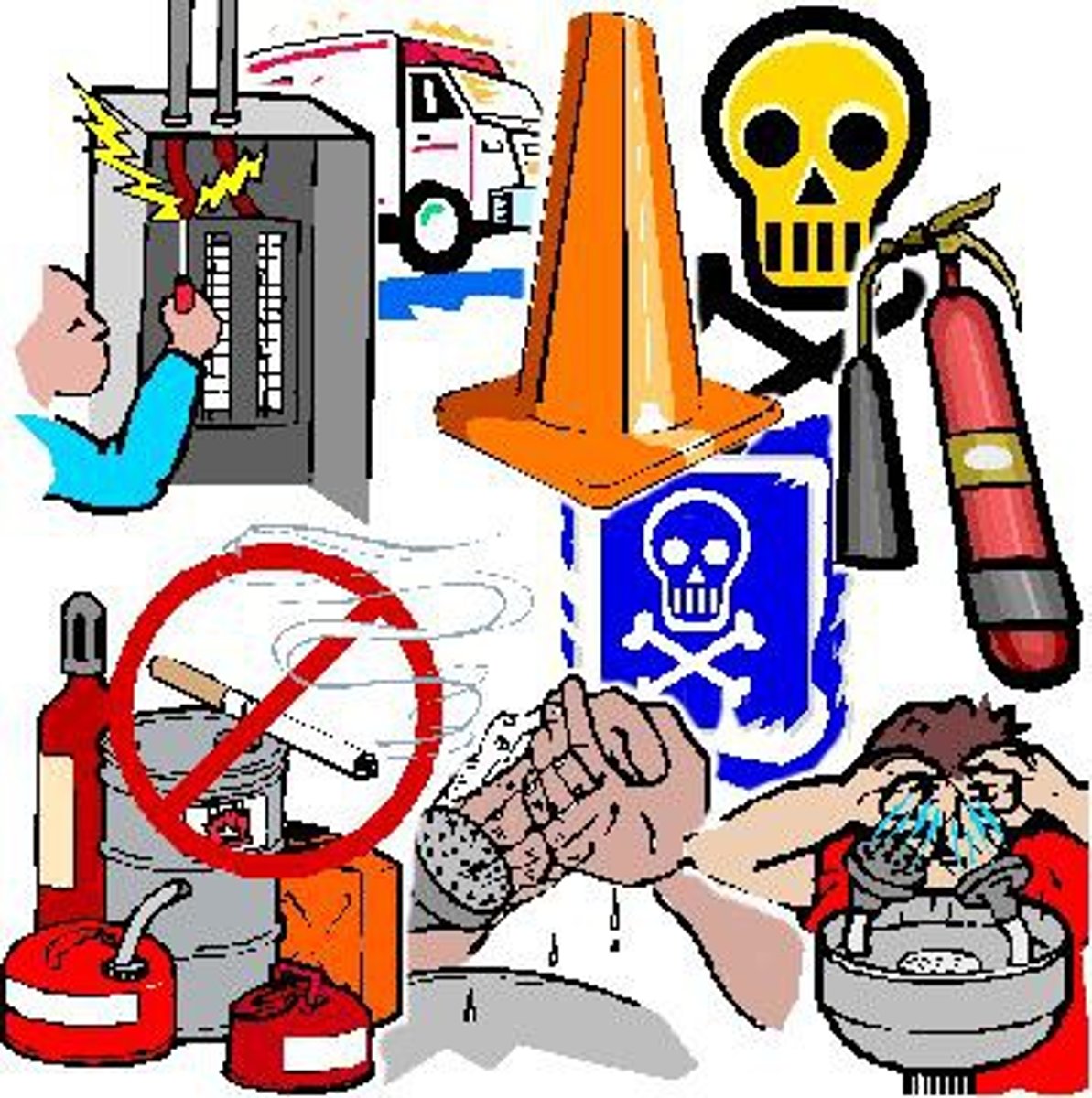 <p>do not risk your own _________________ in orer to rescue or provide first aid to another person</p>
