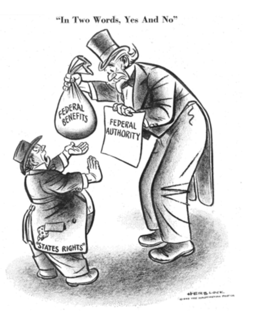 <p>federal funding but do not want federal oversight over how the money is spent.</p>