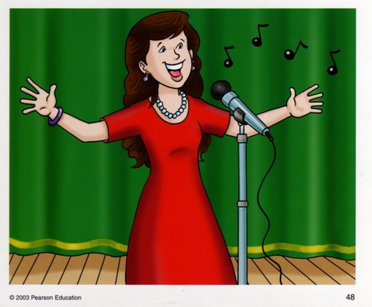 <p>chanter (on)</p>