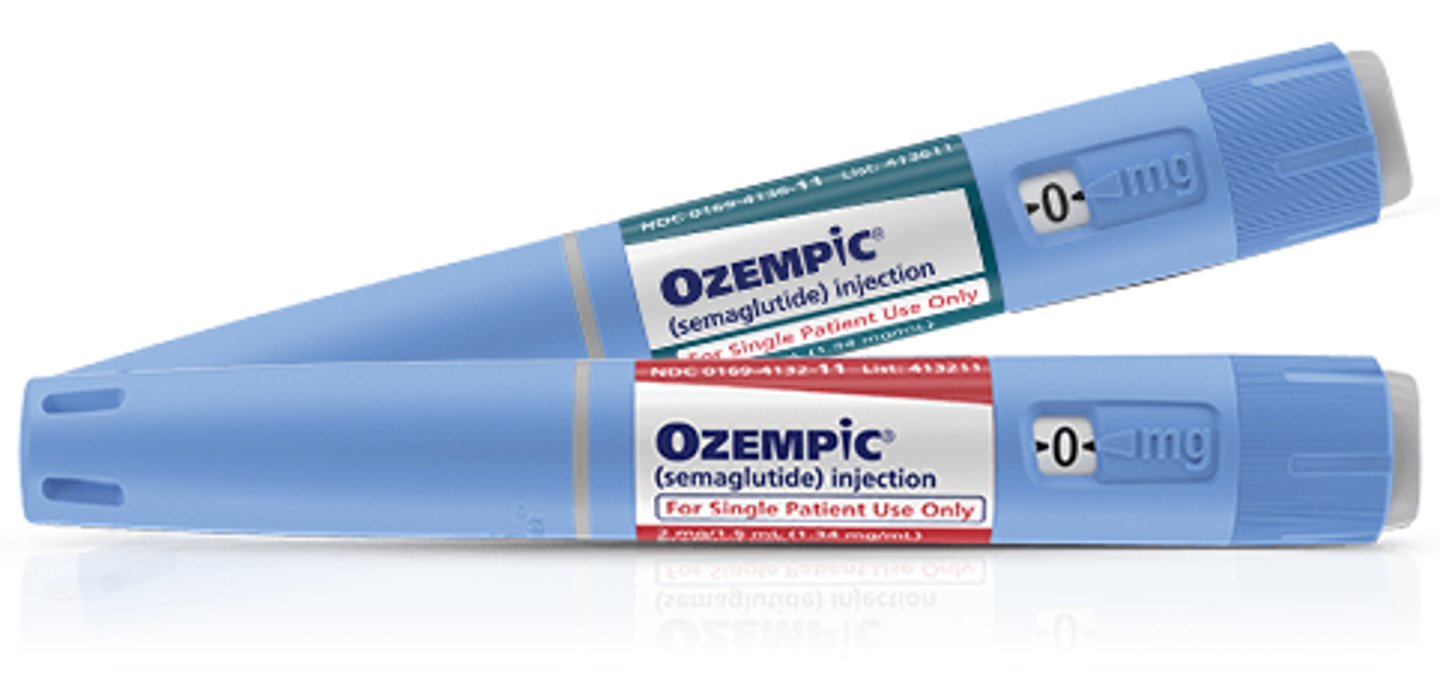 <p>Brand: Ozempic</p><p>Class: GLP-1 agonists</p><p>Indication: Type 2 Diabetes (off-label weight loss)</p><p>Schedule: NCLM</p>