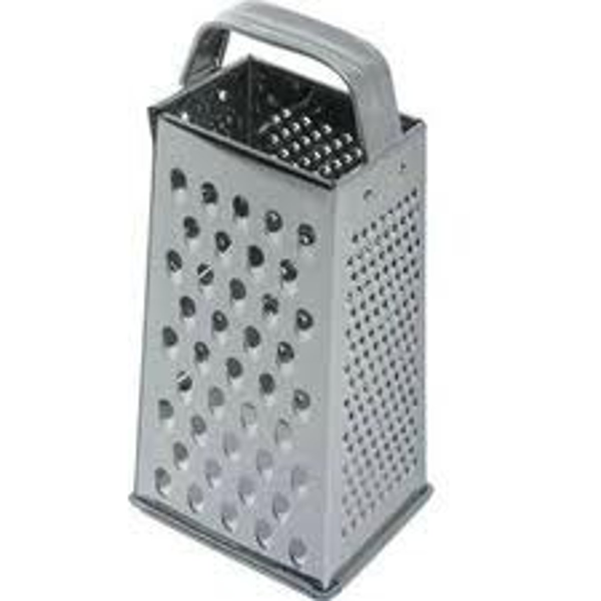 <p>A small tool used to grate hard cheeses, vegetables, potatoes, and other food items.</p>