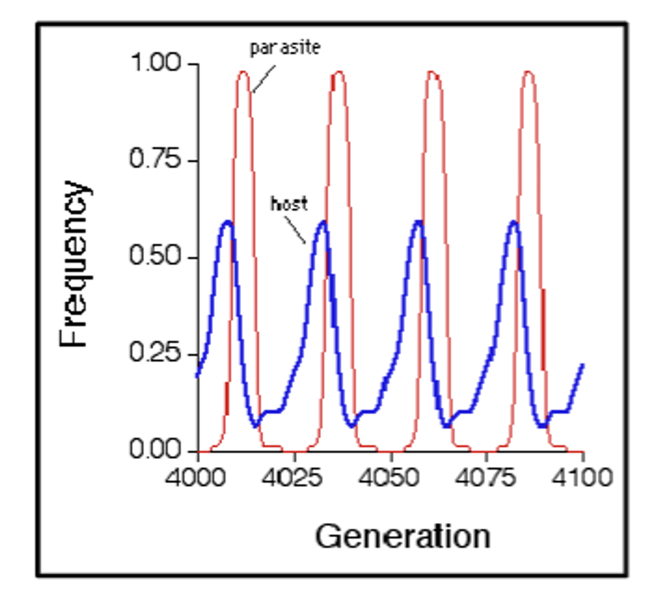 <p>the hypothesis that organisms are constantly struggling to keep up with one another in an evolutionary race between predator and prey species</p><p>• Parasite numbers increase as number of hosts increase</p><p>• More parasites means negative effect on host</p><p>• Host numbers go down</p><p>• Host evolves immunity</p><p>• Host numbers increase</p><p>• Parasites overcome host immunity.</p>