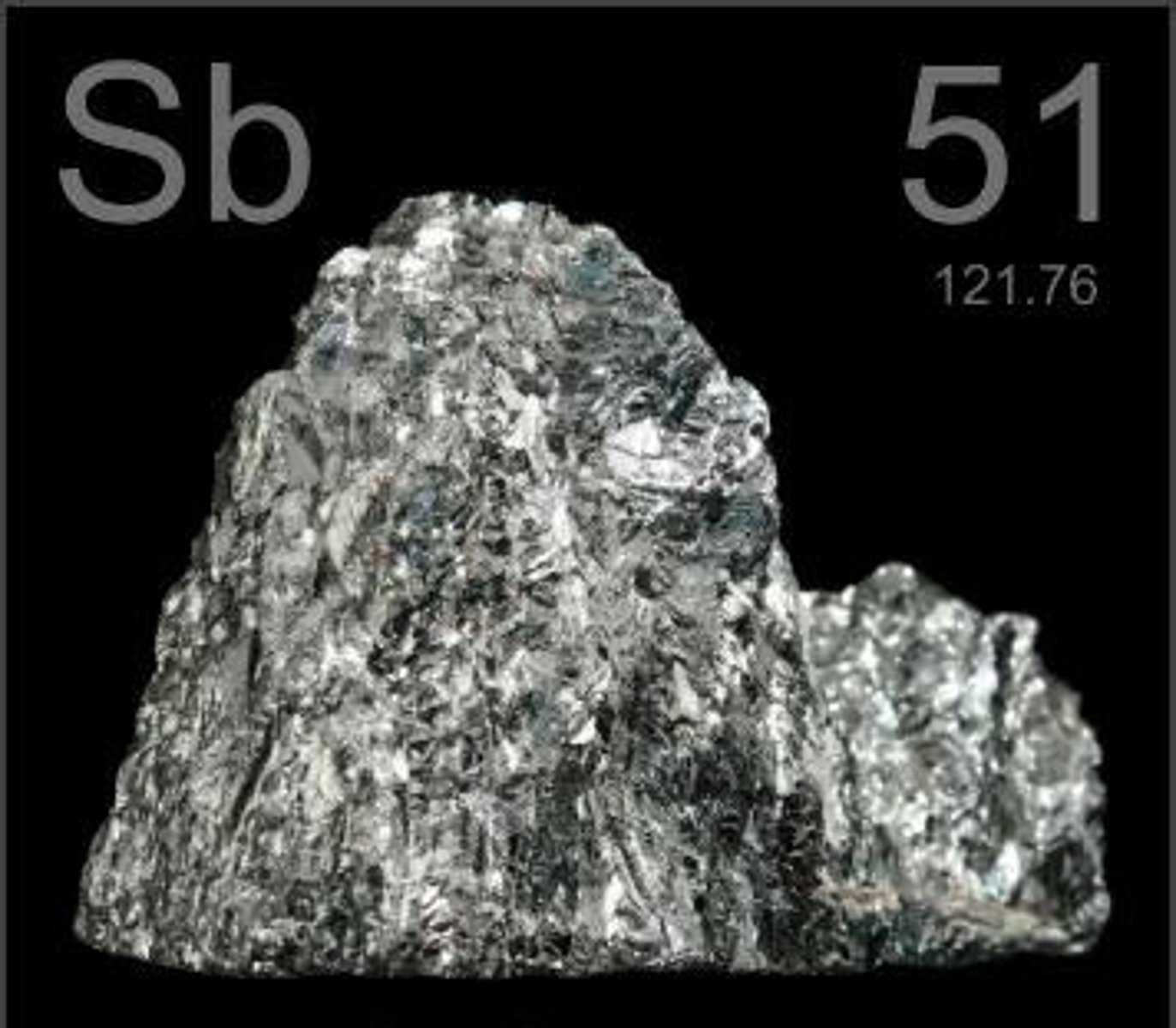 <p>Mined in China and used in solders, bullets, fire retardants, bearings</p>