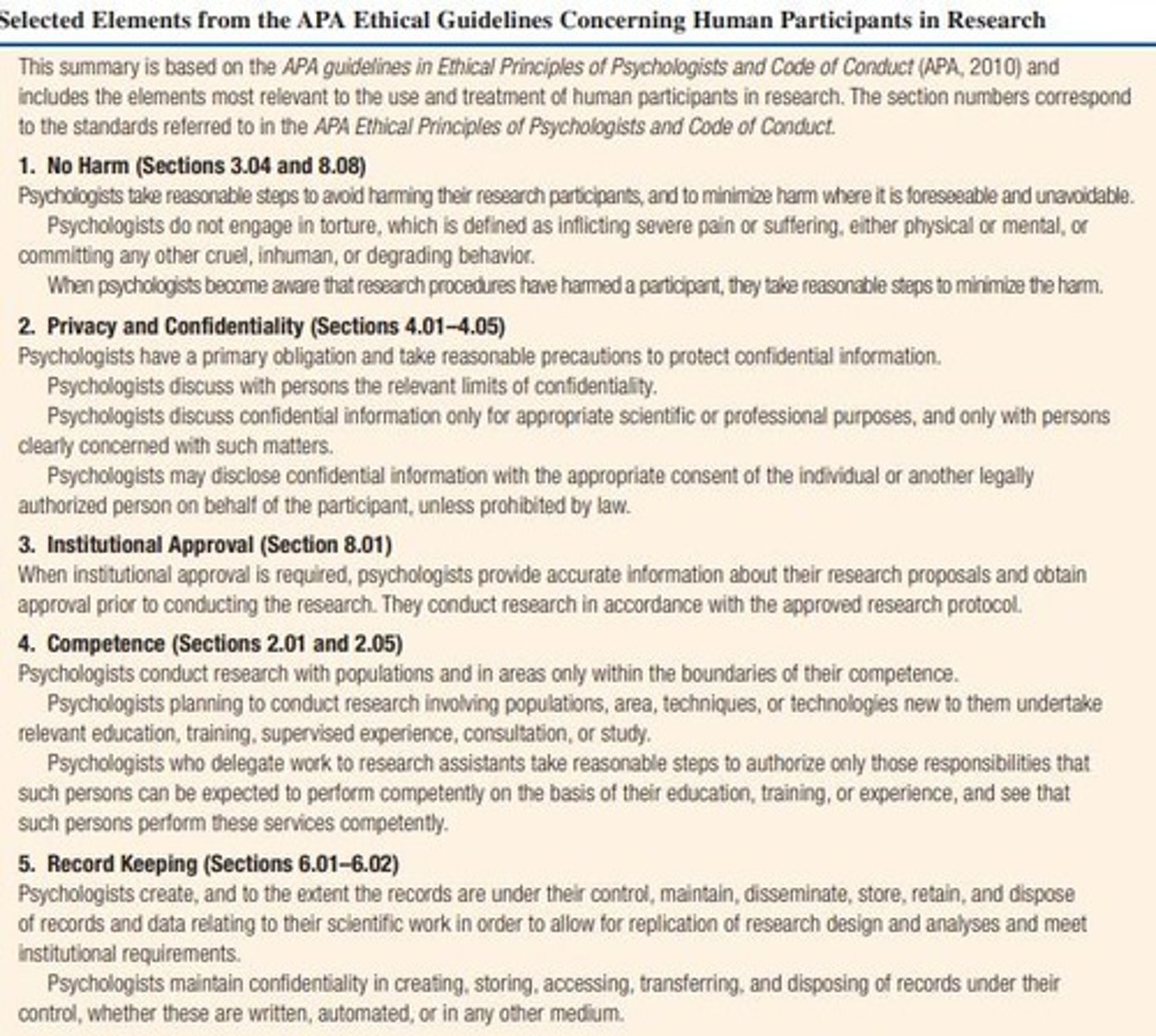 <p>Guidelines that govern the conduct of researchers to ensure ethical treatment of participants.</p>