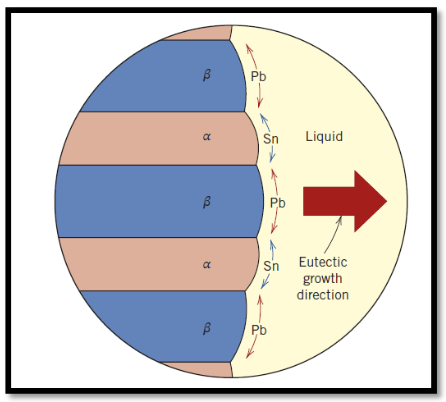 <p>Which phase, alpha or beta, will a lead atom most likely diffuse into?</p>