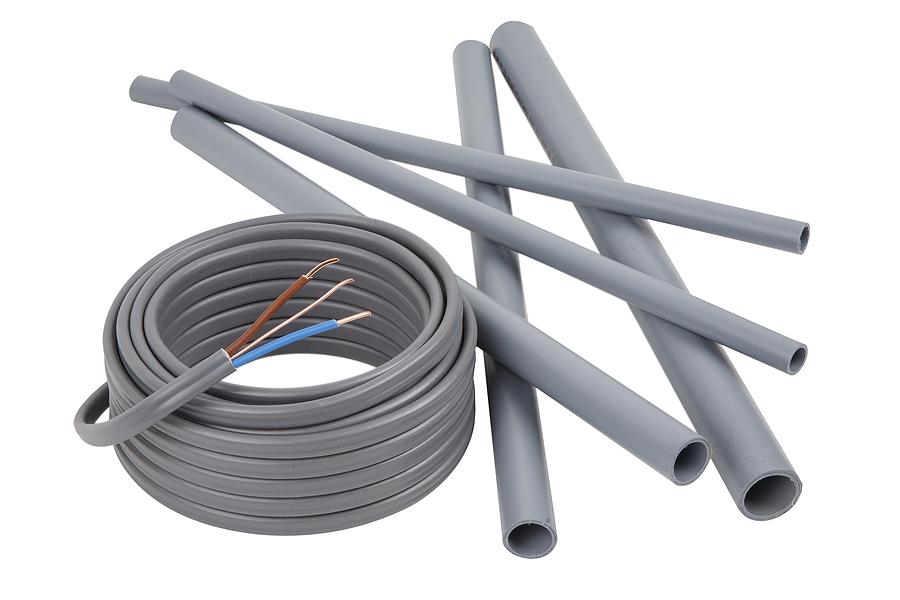 electrical materials used as the passage of wires for protection and insulation. These could be rigid metallic, flexible metallic conduit (FMC), rigid nonmetallic (PVC), and flexible non-metallic or corrugated plastic conduit
(CPC).