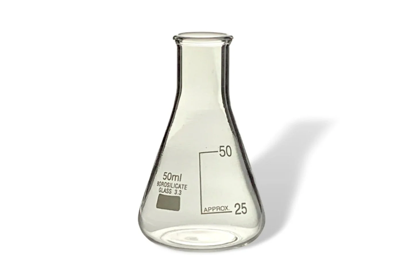 <p>The vessel in the image on right is designed to hold different volumes and is used to prepare reagents. what is it called?</p>