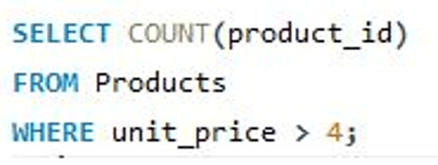 <p>Calculations such as Min, Max, Avg, Sum and Count that are performed on a group of records. They return a single value after calculating multiple values of a column/attribute.</p><p>Count() - Returns the number of matching records i.e the number of rows returned by the inner query (see image for usage).</p><p>Sum() - Returns the total sum of a numerical column from the matching records.</p><p>Avg() - Returns the mean average of a numerical column from the matching records.</p><p>Min() - Returns the smallest value (from a set of NON-NULL values) in the column from the matching records</p><p>Max() - Returns the largest value (from a set of NON-NULL values) in the column from the matching records</p><p></p><p>Note that aggregate functions are either used by themselves after SELECT, or if multiple columns need to be selected, a GROUP BY is required at the end. </p>