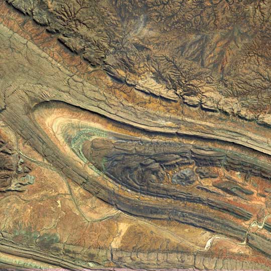 What type of deformation formed this structure?