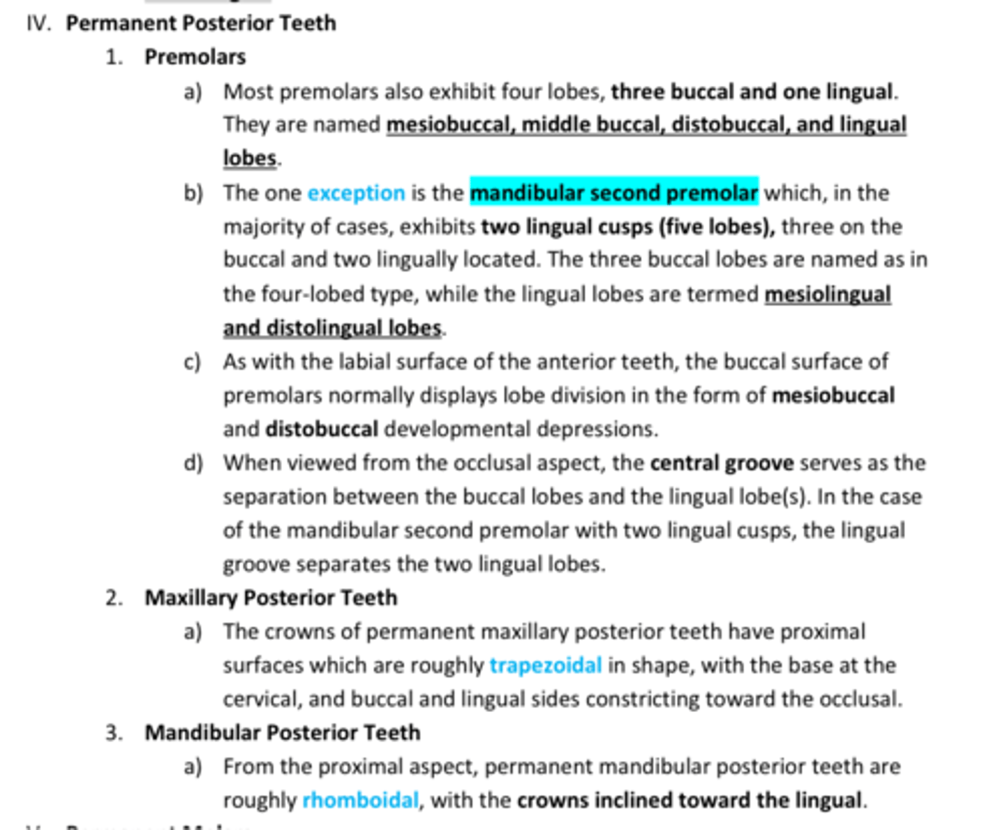 <p>REVIEW DENTAL ANATOMY BASICS:</p><p>- Slides 116-120</p>