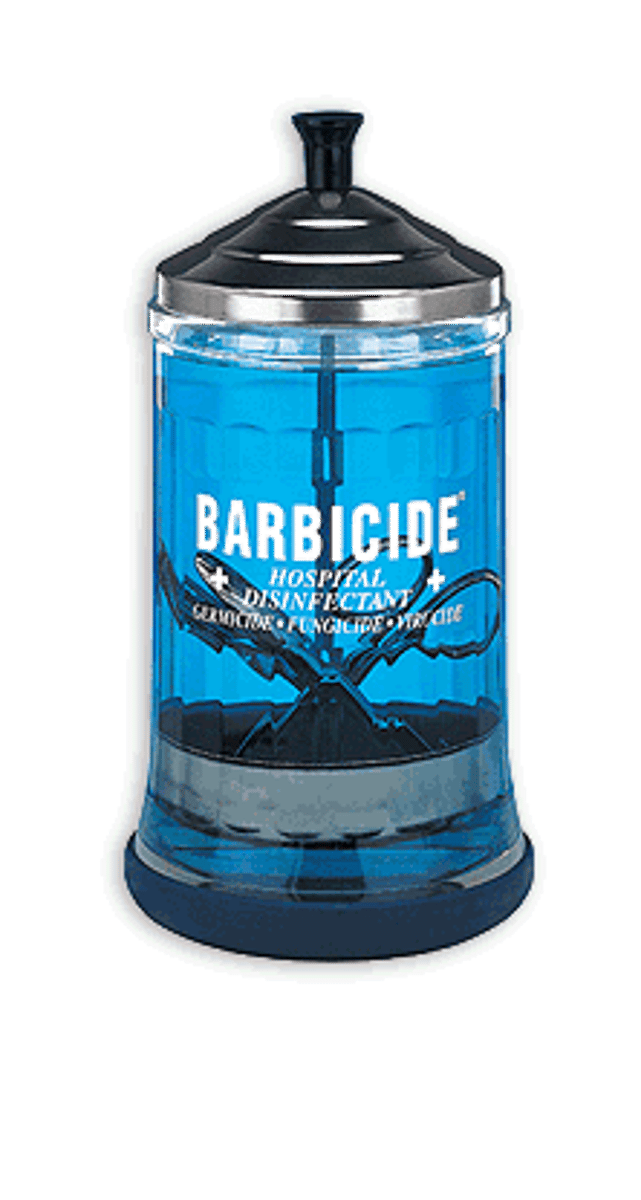 <p>A chemical process that uses specific products to destroy harmful organisms on environmental surfaces.</p>