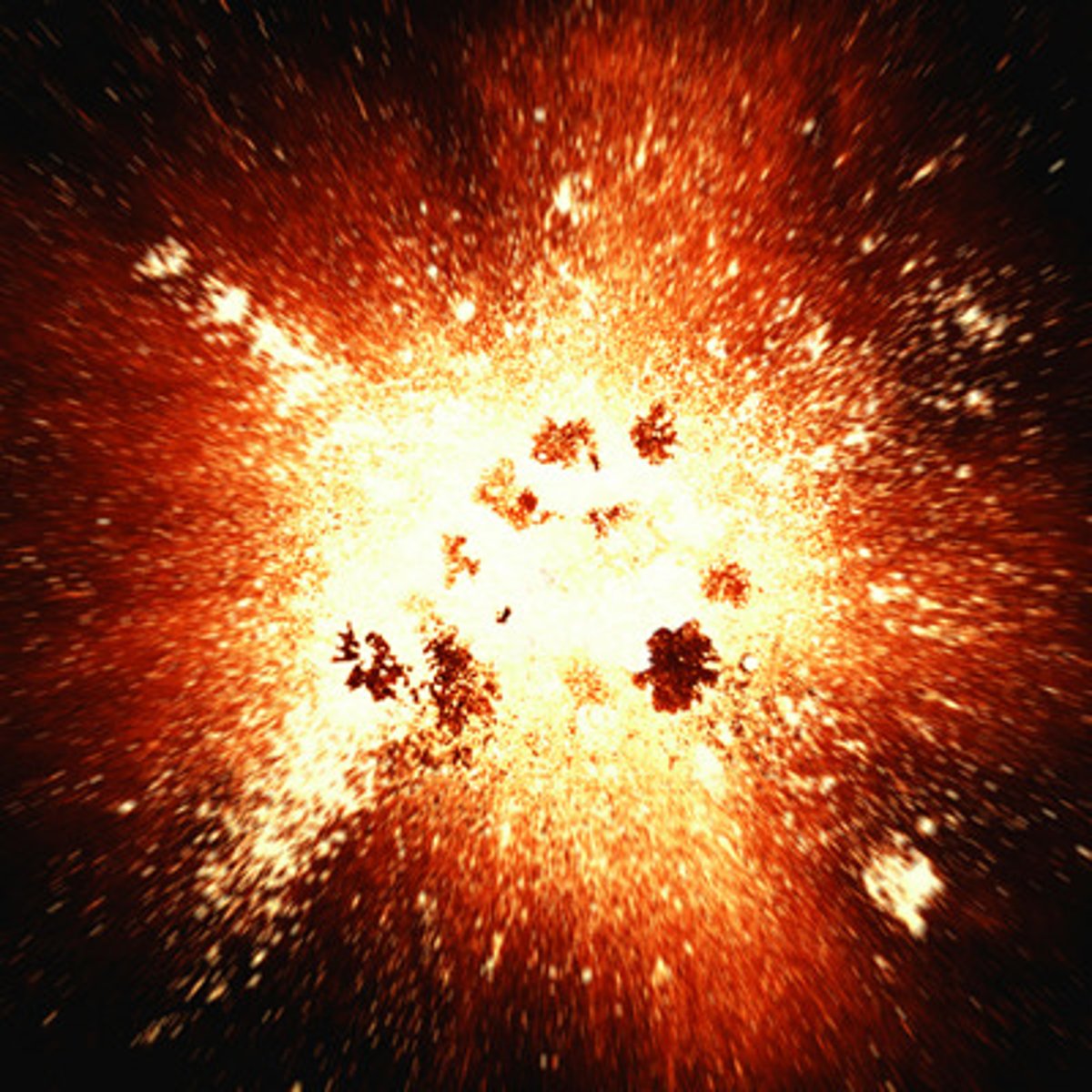 <p>The theory that the universe originated in a huge explosion that released all matter and energy.</p>