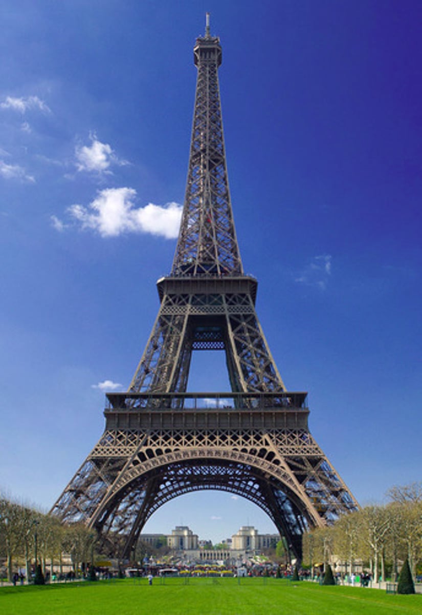 <p>Gustave Eiffel built this as a radio tower initially. Now one of the most visited landmarks in the world</p>