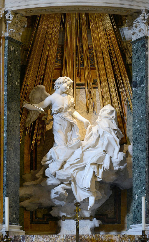 <p>Title: Ecstasy of St. Teresa</p><p>Date: ca.1645-52</p><p>Artist: Bernini</p>