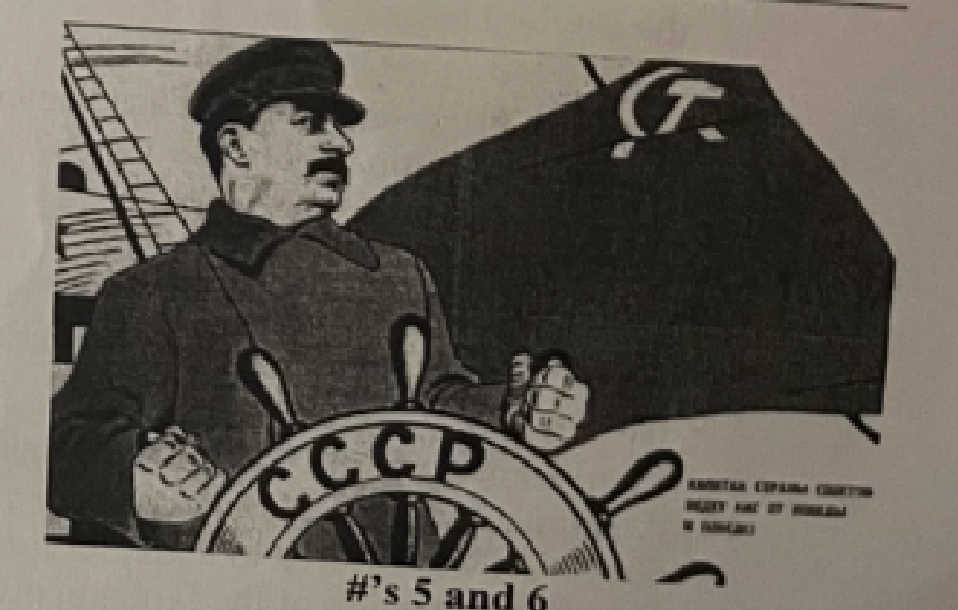 <p>Based upon its message, which of the following would be the best title for the poster on the right?</p>