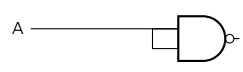 <p>complex question, what logic gate do these make when put together?: same value into NAND gate </p>