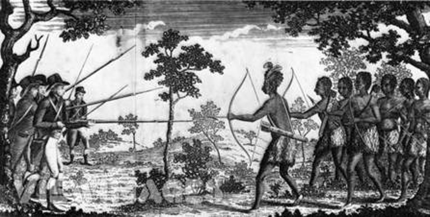<p>From 1675 to 1676, the American Indian chief Metacom (King Philip), waged a vicious war against the English settlers in southern New England.</p>