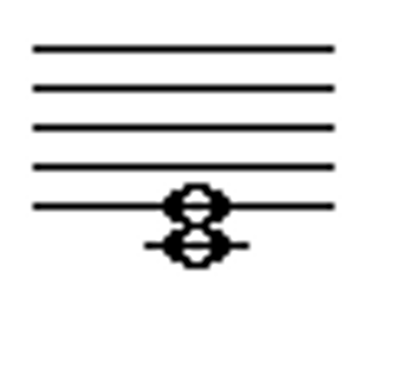 <p>both notes of a 3rd played at the same time</p>