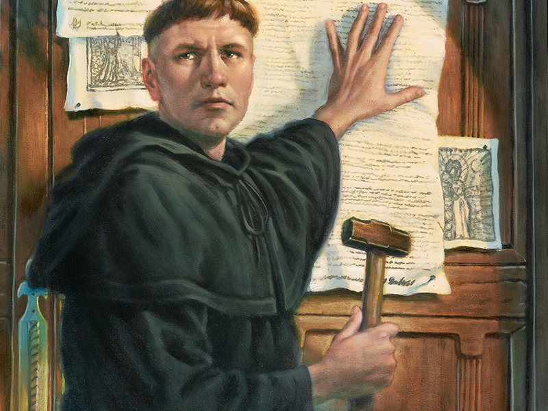 <p>Martin Luther’s 95 Theses</p>