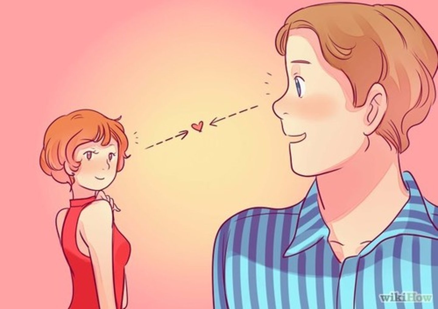 <p>to be unable to stop looking at someone or something, especially because they are extremely interesting or attractive</p><p># She looked stunning. I ~ (V2) my ~ her all evening.</p><p># He was so handsome - I ~ (V2) my ~ him.</p>