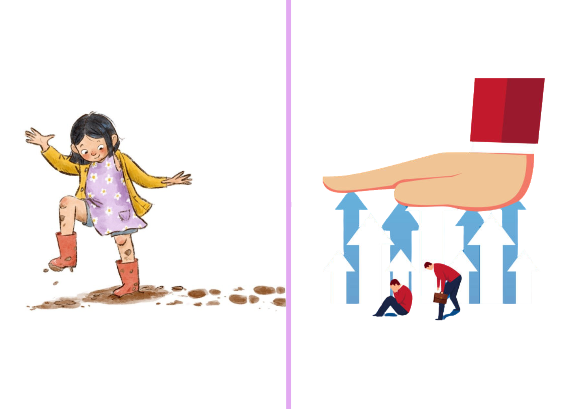 <ol><li><p>make a quiet sound by provising smth soft n wet</p></li><li><p>stop smth from a growing or developing</p></li></ol><p></p>