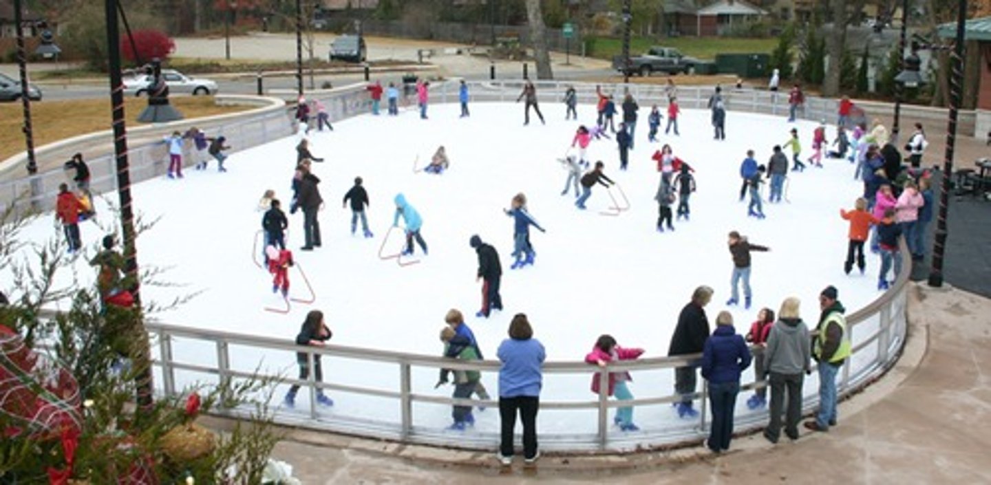 <p>a specially prepared area for skating; liuväli</p>