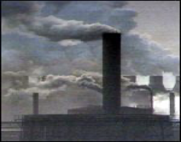 <p>(power plants, factories)</p><p>NO<sub>2</sub>, SO<sub>2</sub>, PM&nbsp;</p>