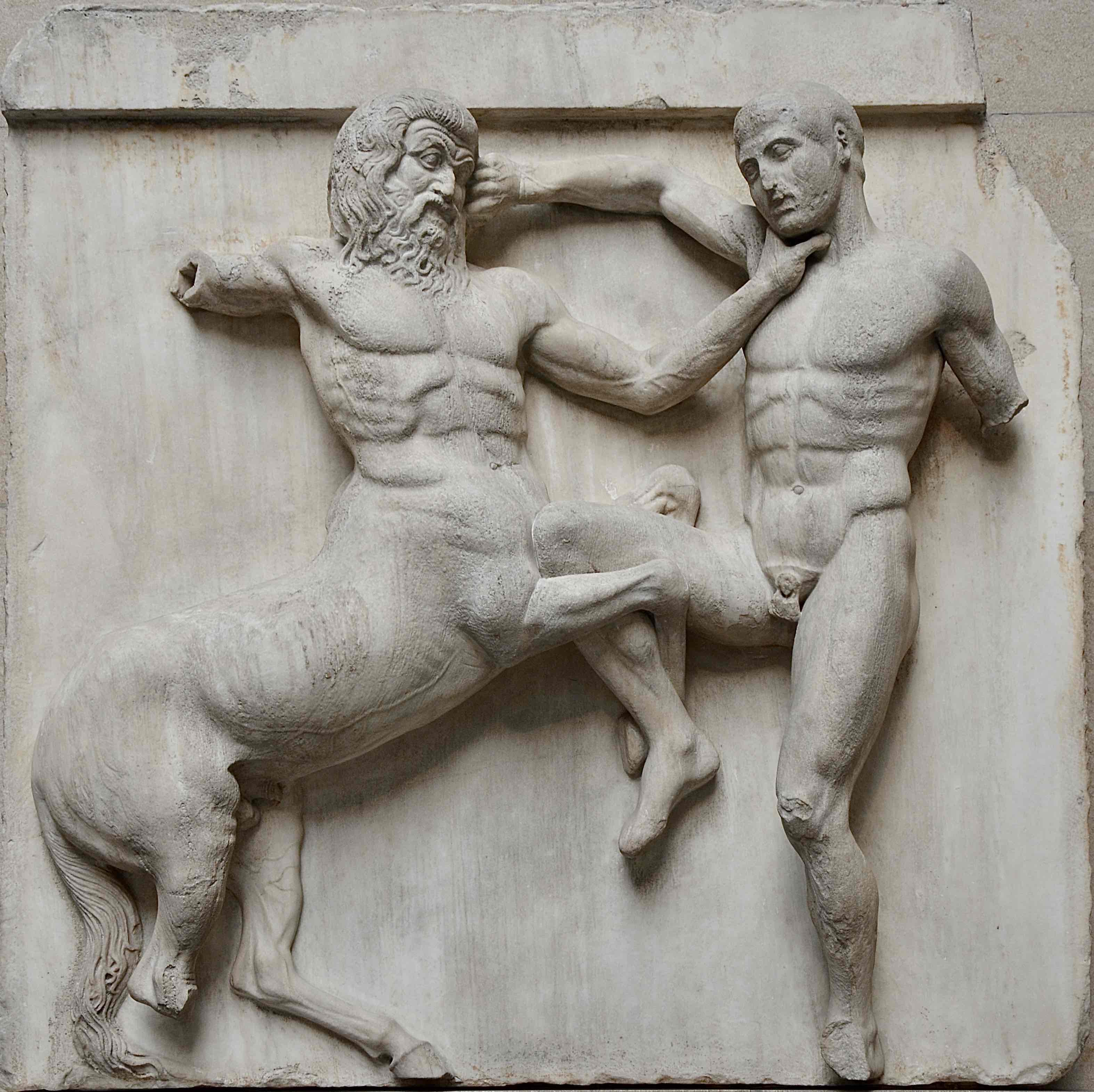 <p>Parthenon - south metope .2</p>