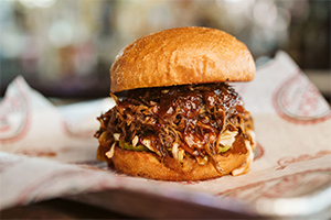 <p>Slow-Smoked Pulled Pork</p>