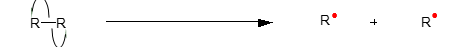 <p>when the two electrons making up the bond gets distributed equally between the two atoms so each atom gets one electron</p>