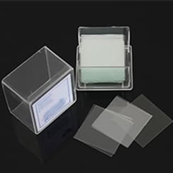 <p>are the small square or <strong>circle</strong>-<strong>shaped</strong> thin glass sheets that are used to <strong>cover</strong> the specimens that are under observation. It is also used to protect the microscope and prevent the slide from drying by locking the moisture. The placement of _____ on the sample should be done with utmost care in such a way that air bubbles do not get trapped under the glass sheet.</p>