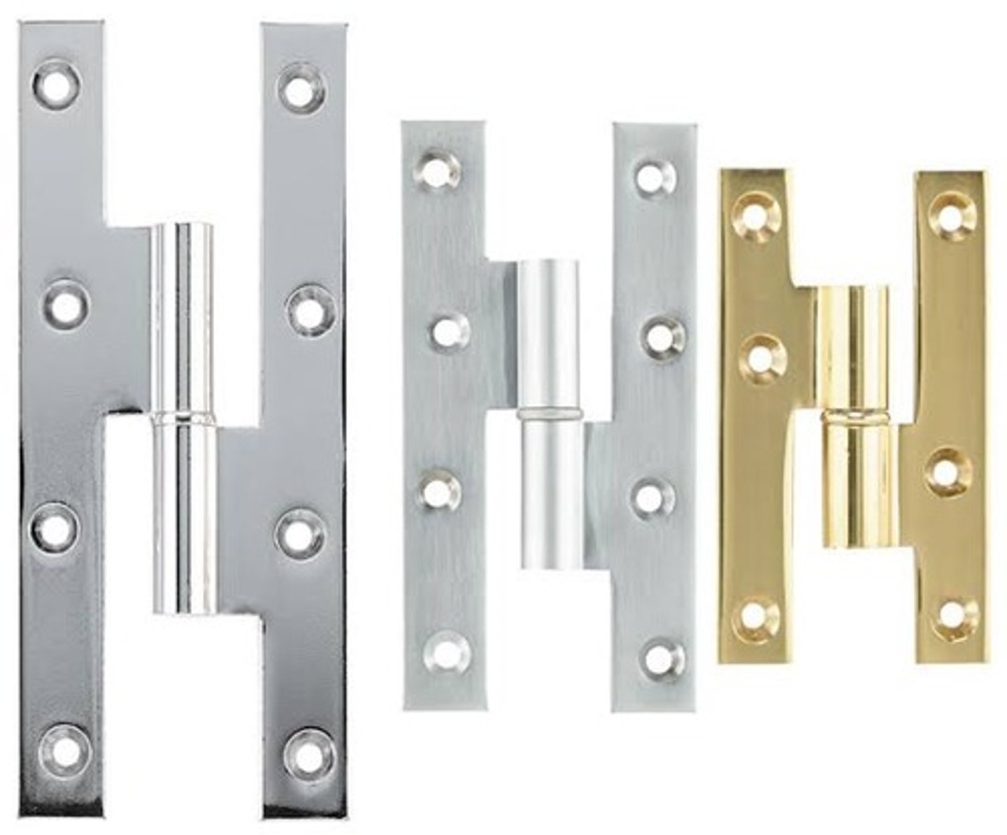 <p>A hinge having a single, pivoting joint</p>