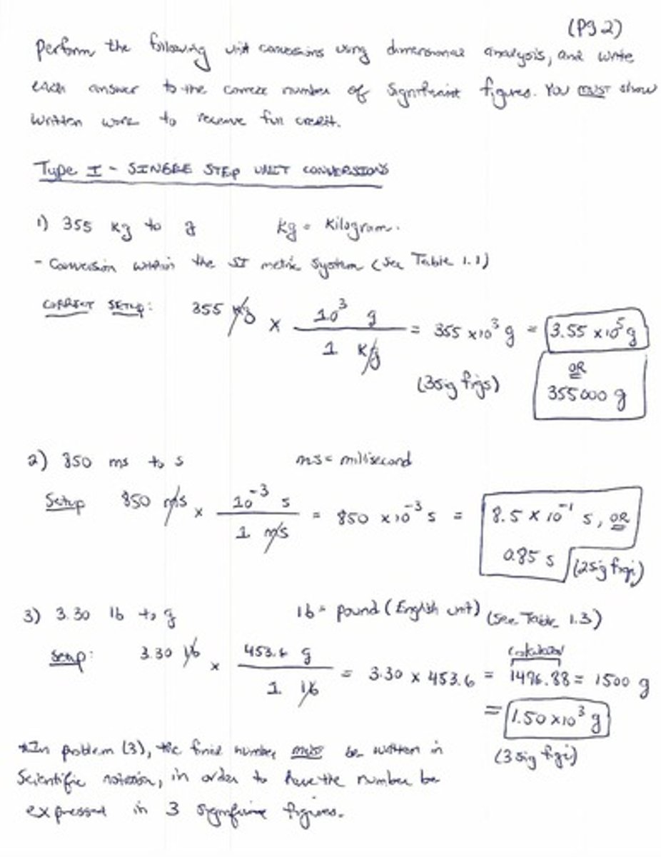 <p>Conversions within the SI metric system.</p>