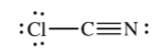 <p>The Lewis structure for ClCN is below. Valence bond theory predicts that carbon will use<br>_________ hybrid orbitals in ClCN</p><p>A. sp<br>B. sp²<br>C. sp³<br>D. sp³d<br>E. sp³d²</p>