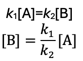 <p>rate of formation = rate of removal of intermediate </p>