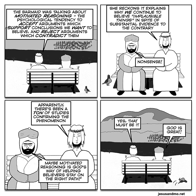 <p>Textbook: N/A<br>Mine: Humans believe what they want to believe, often subconsciously.</p><p>Retrieval Cues:</p>